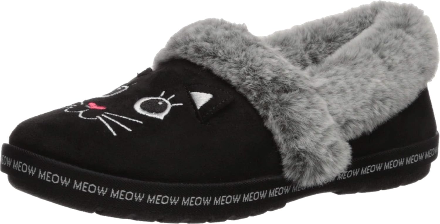 Skechers Women's Too Cozy Meow Pajamas Slipper for Comfort