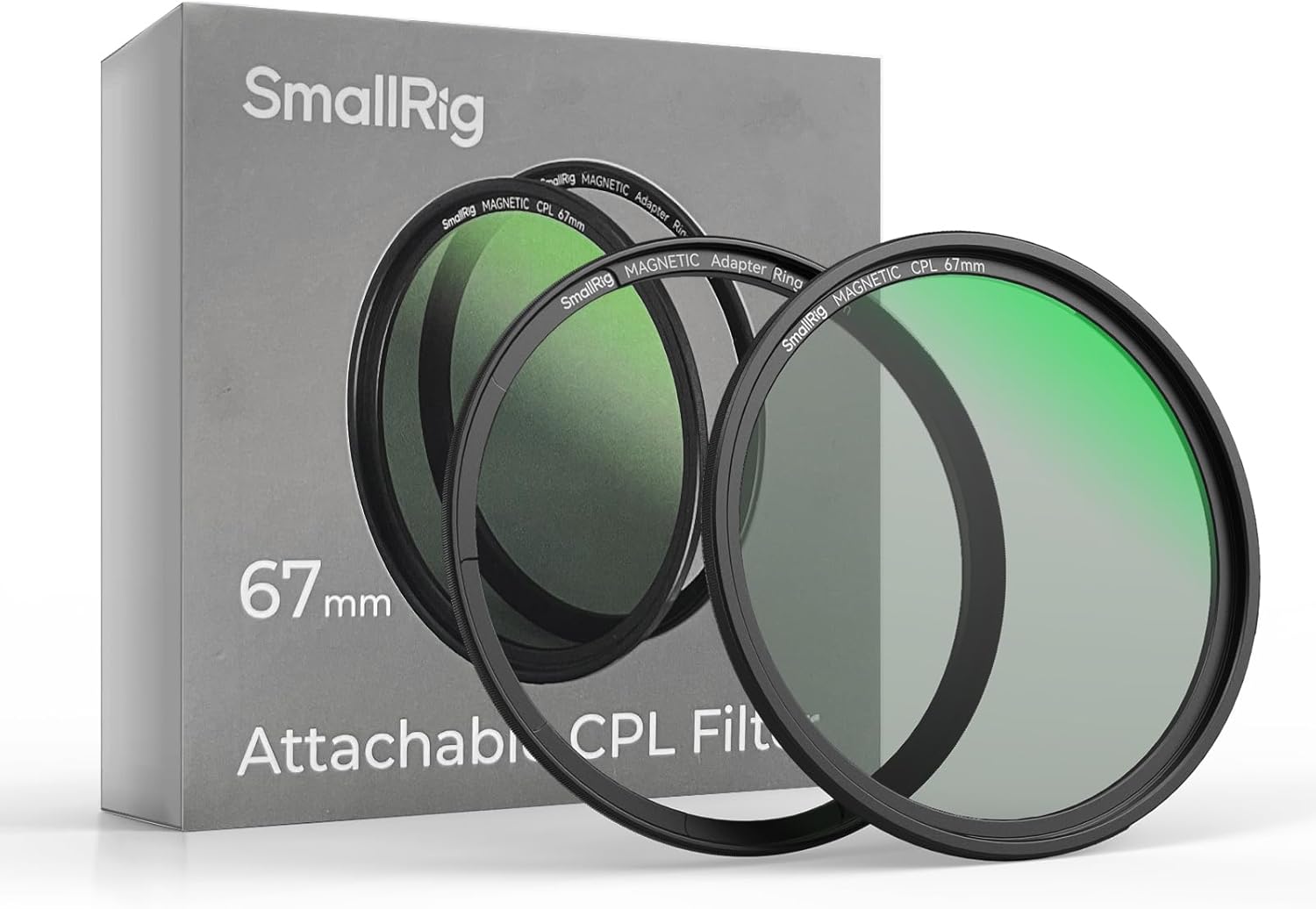 SmallRig 67mm Magnetic Circular Polarizer Filter for Photographers
