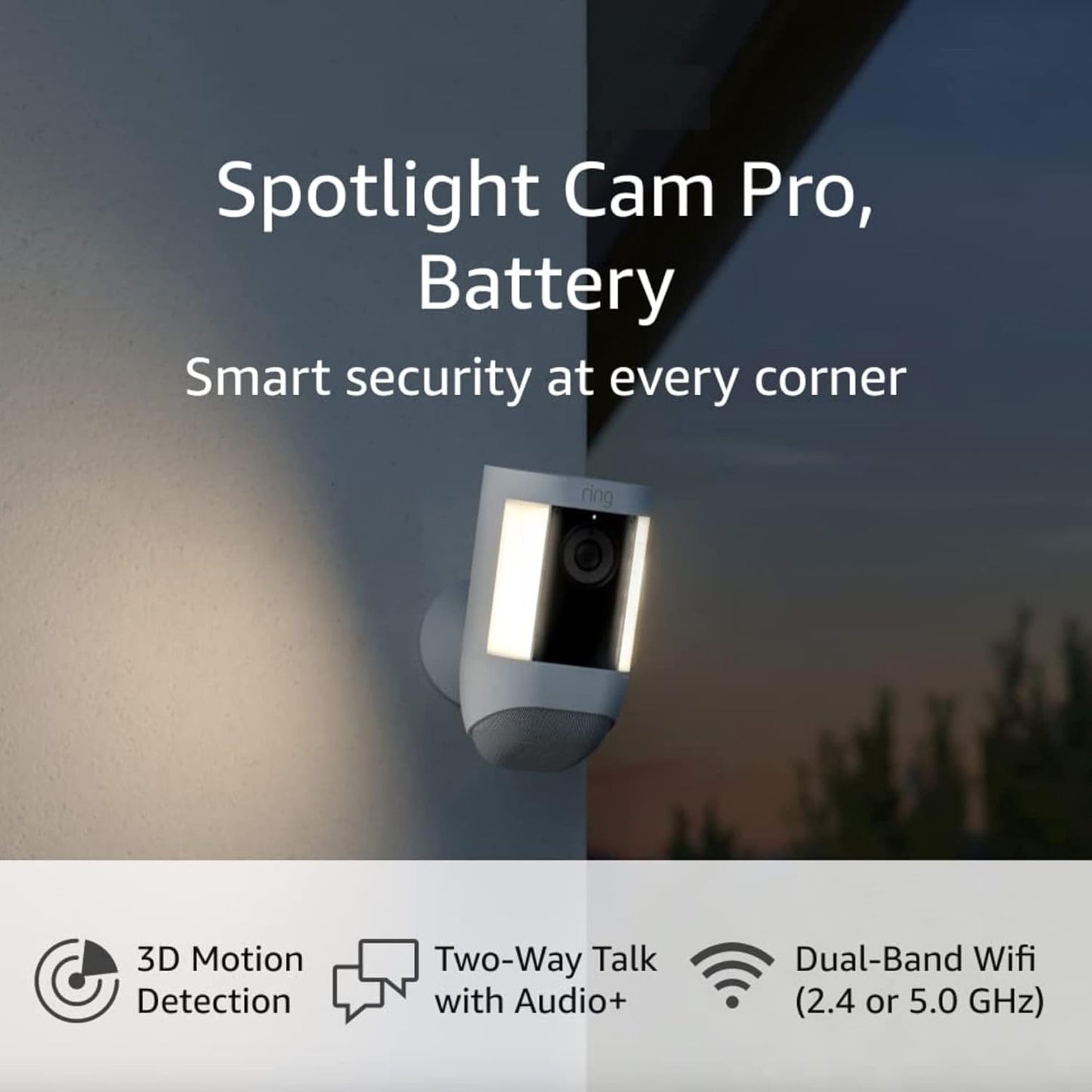 Ring Spotlight Cam Pro - Ultra HD Surveillance