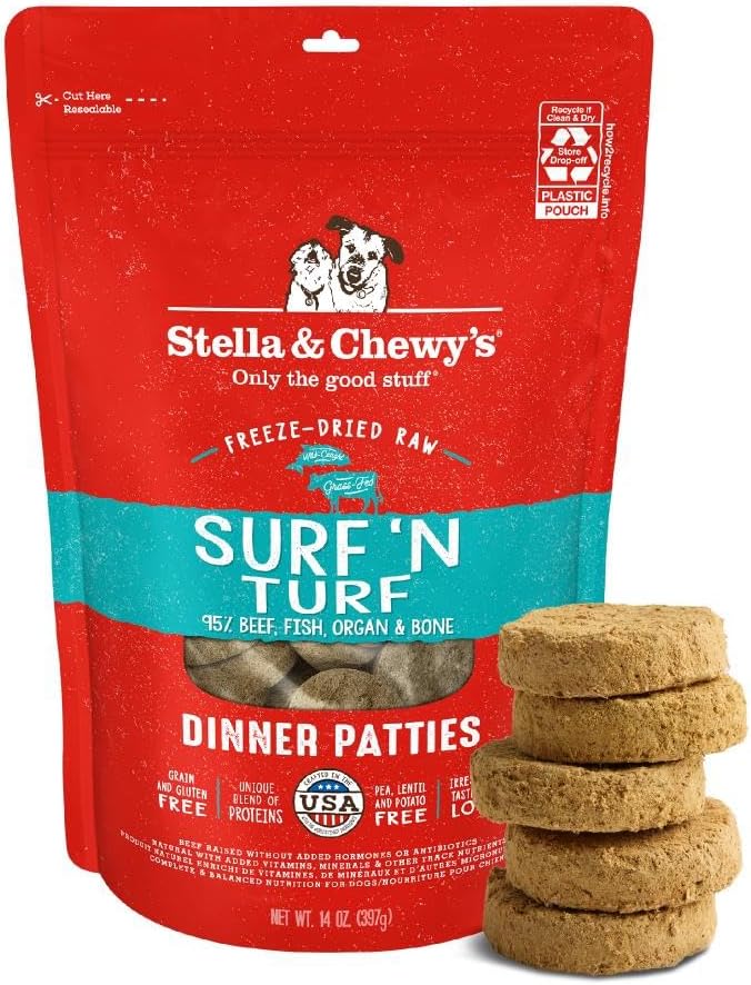 Stella & Chewy's Freeze-Dried Raw Dinner Patties for Dogs