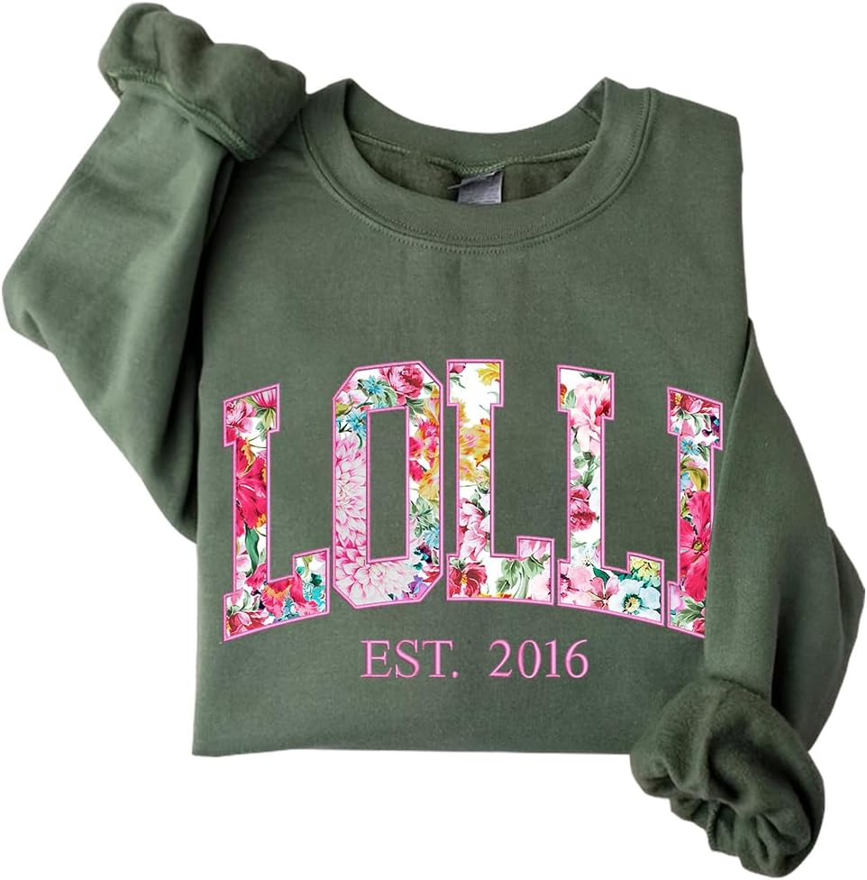 Personalized GAMMIE Sweatshirt - Cozy Lolli Gift