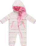 Baby Snow Suit Fleece Lined Zip Snow Pram Snowsuit - Warm Infant