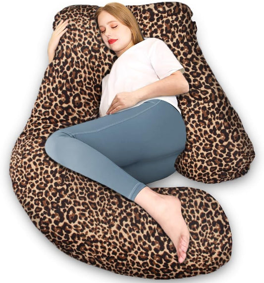 U Shaped Pregnancy Pillow for Sleeping, Full Body Comfort