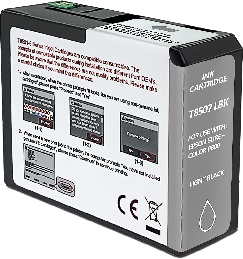 Vivid Light Black Printing - YOUEXPERT T850 Ink Cartridge