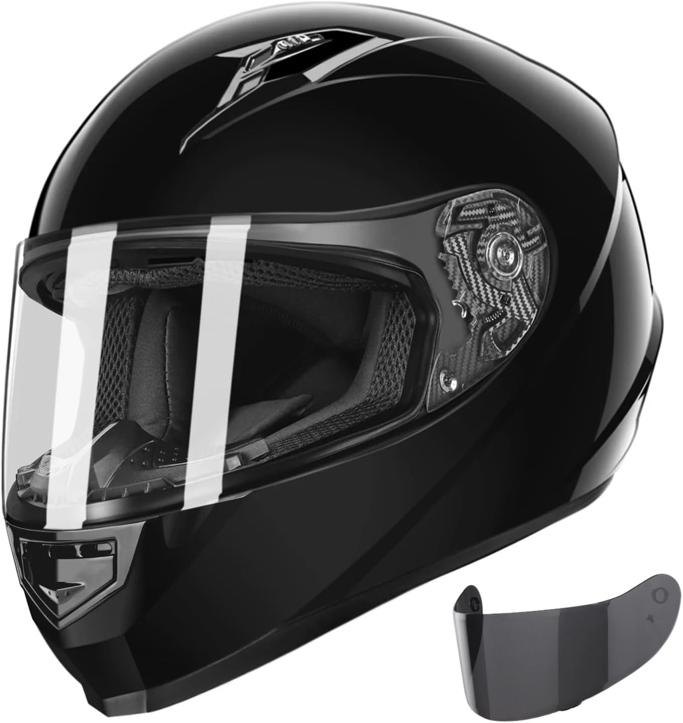 GLX GX11 Compact Motorcycle Helmet - Full Face Safety Design