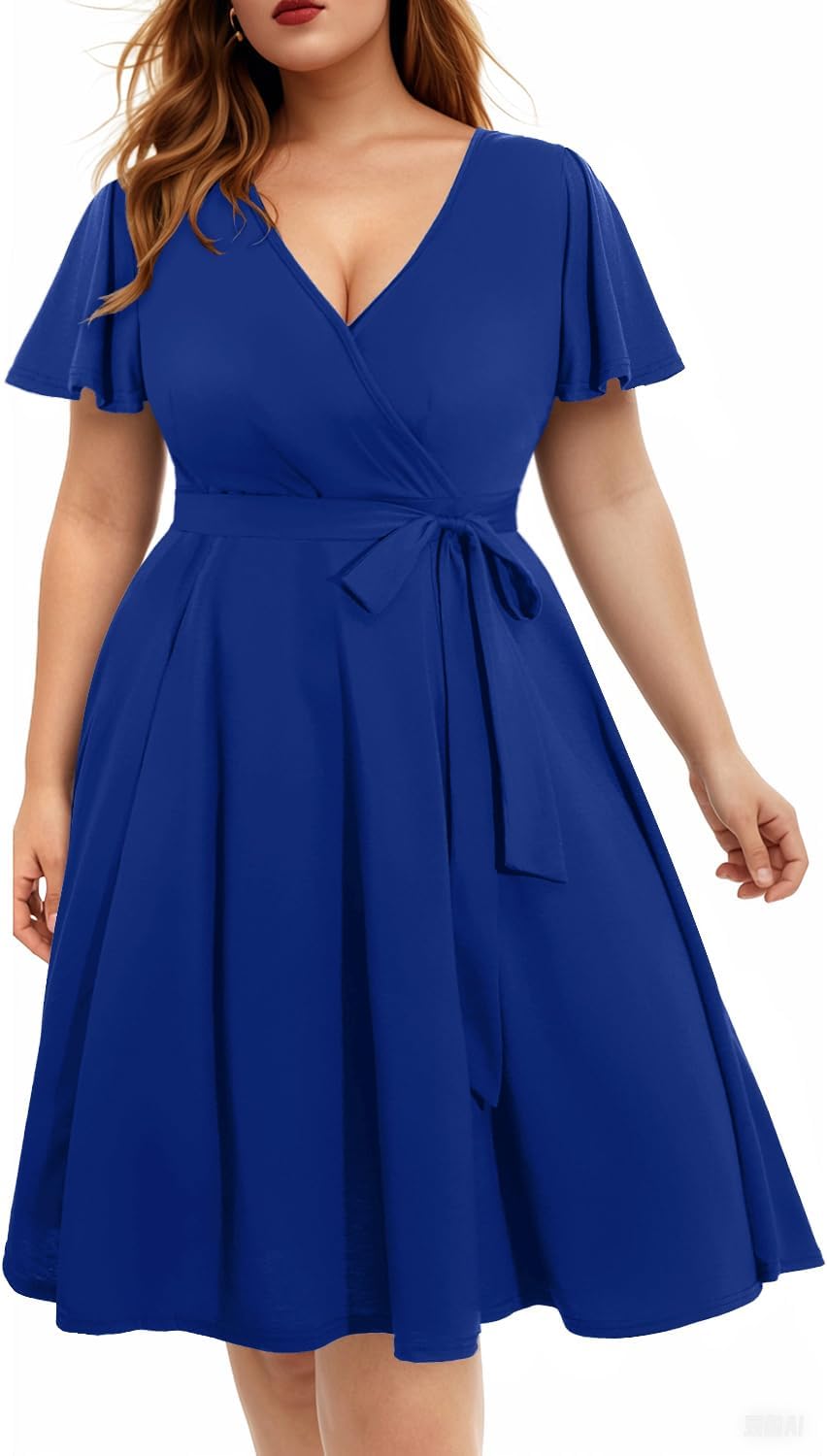 Pinup Fashion Plus Size Dresses for Wedding Guests and More