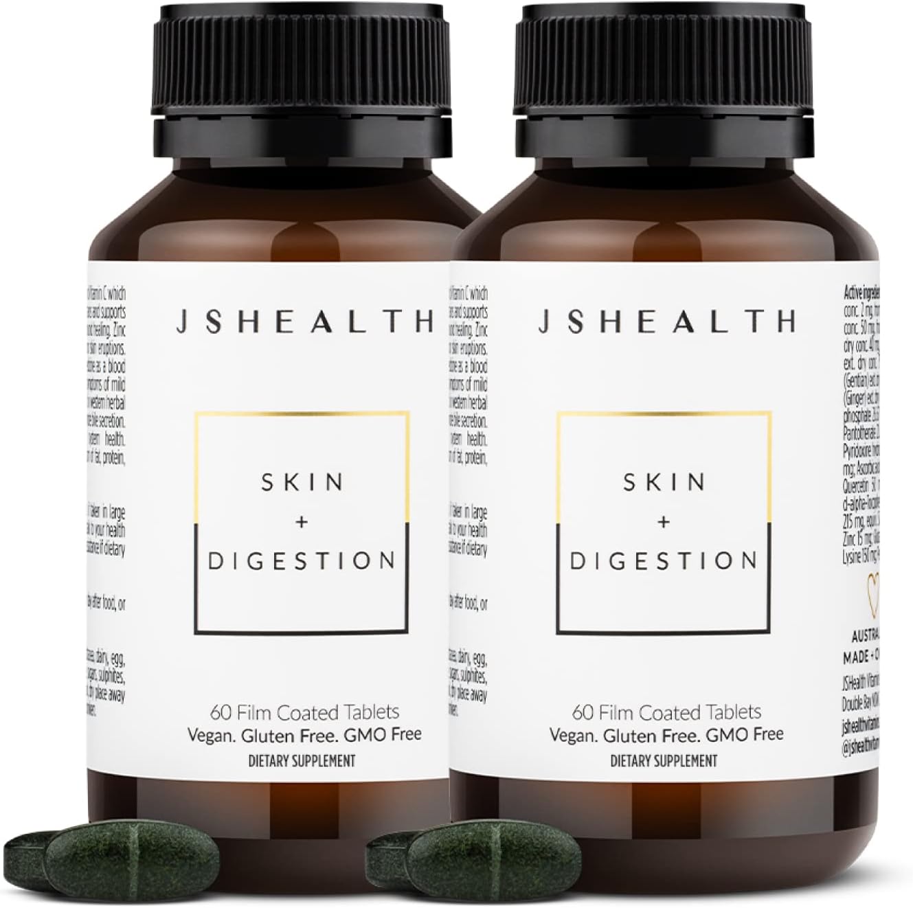 JSHealth Vitamins Skin and Digestion Formula for Clear Skin