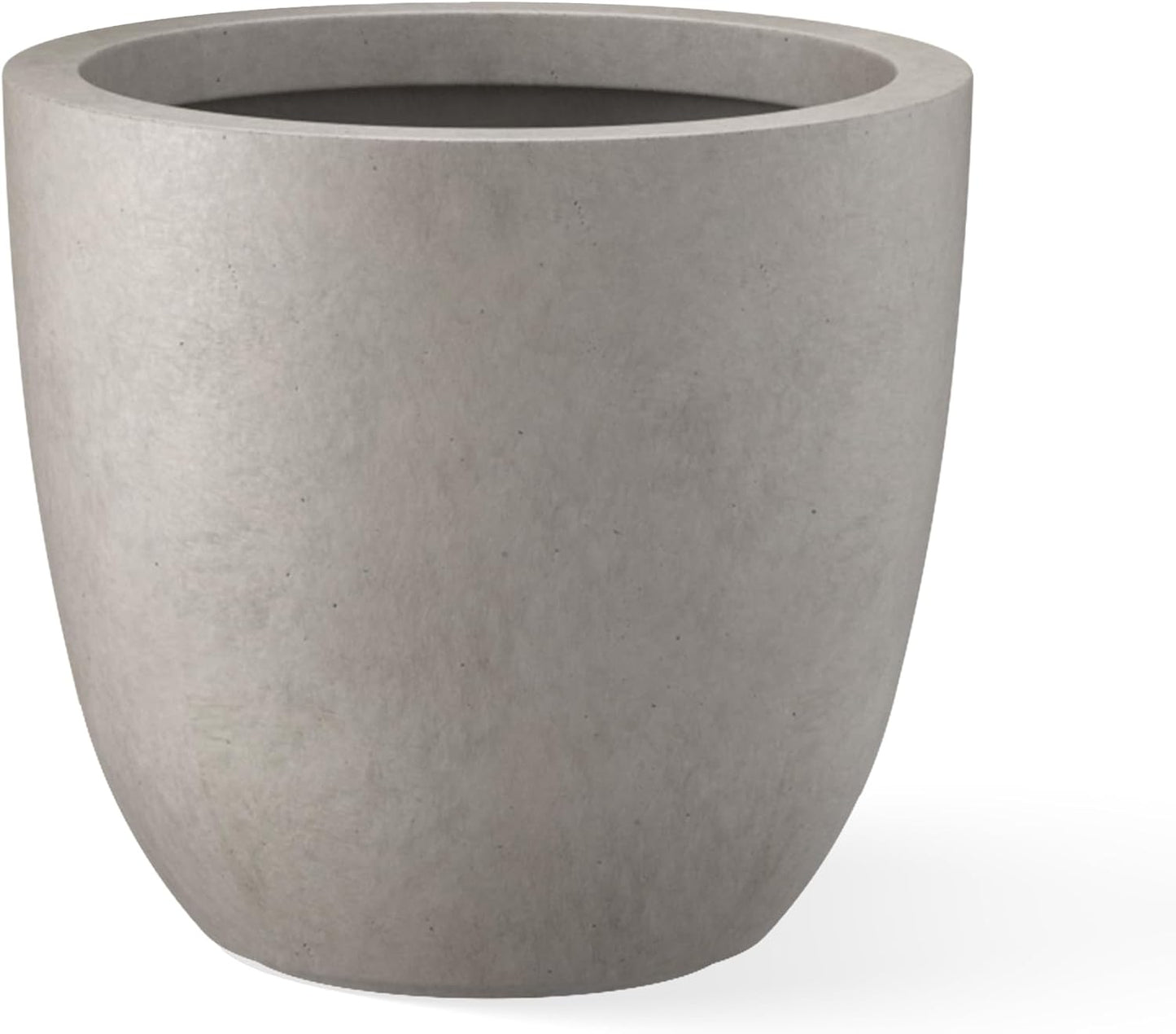 Kante 10 Inch Round Concrete Planter for Indoor Outdoor Use
