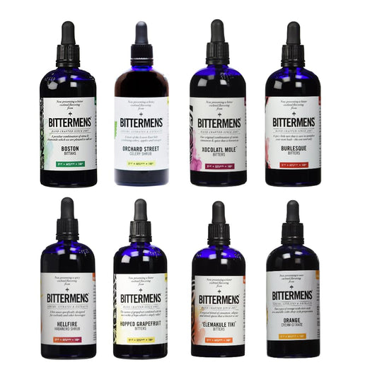 Bittermens Cocktail Bitters Set - 8 Unique Flavors