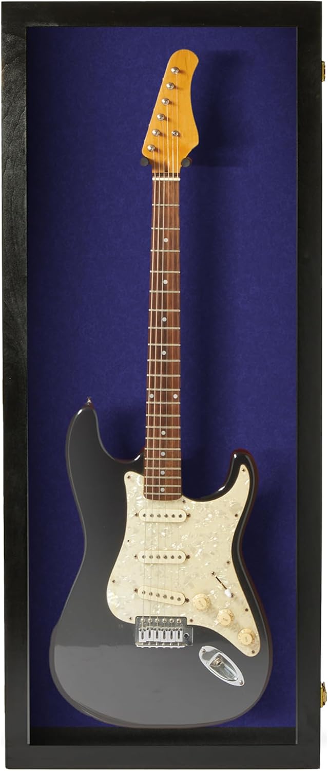 PENNZONI Electric Guitar Display Case - Premium Protection & Style