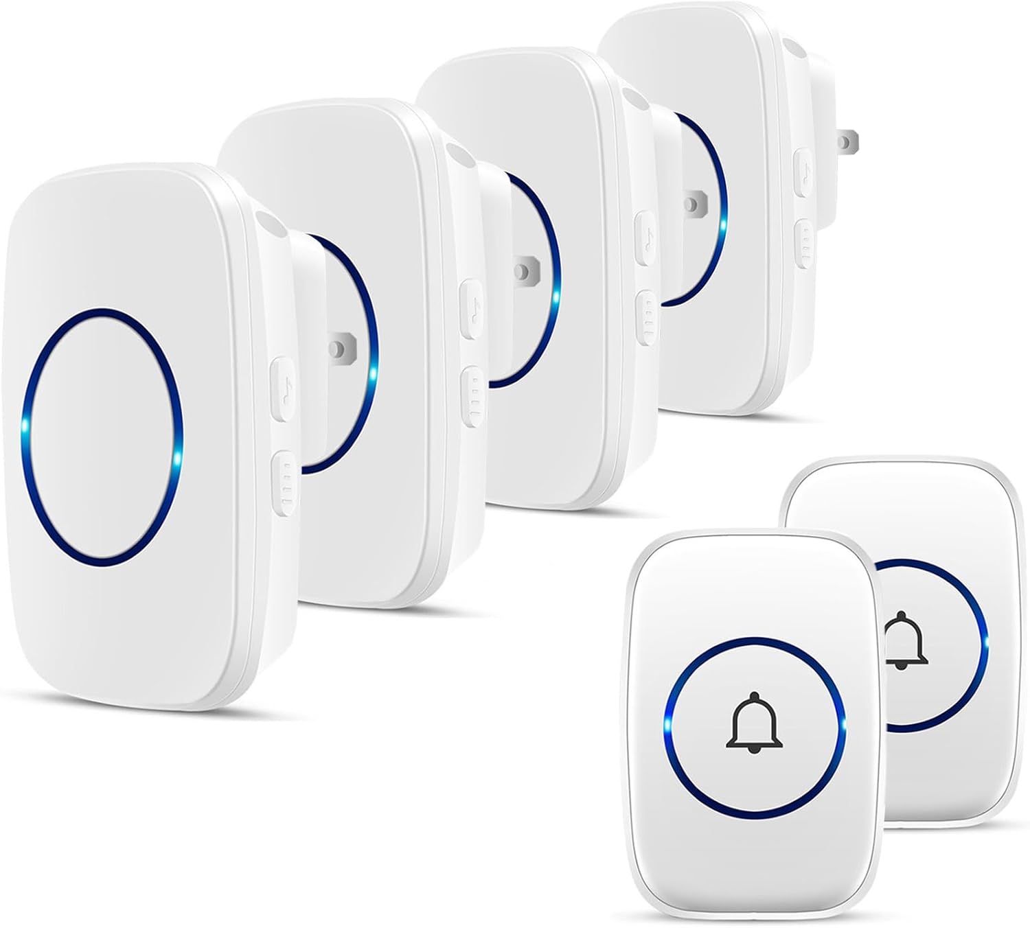 Wireless Doorbell with 1000ft Range and 60 Chimes for Home