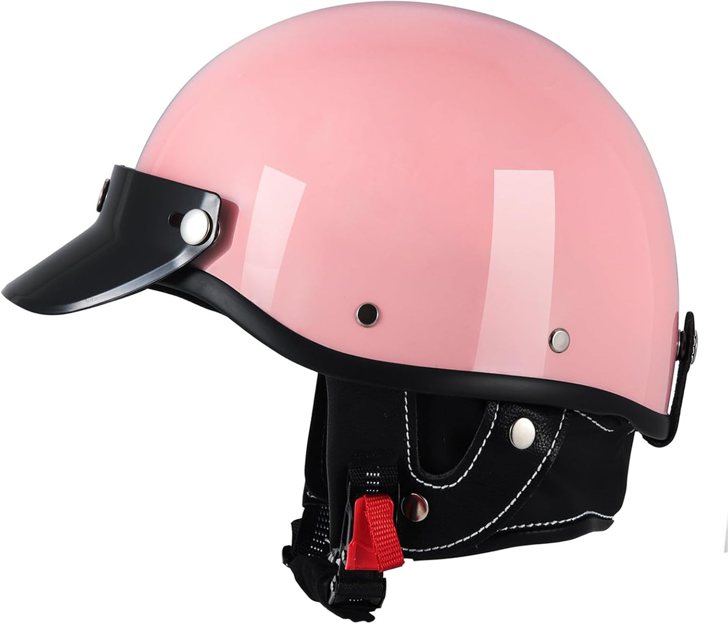 Half Motorcycle Helmets Retro Open Face for Safe Riding Comfort