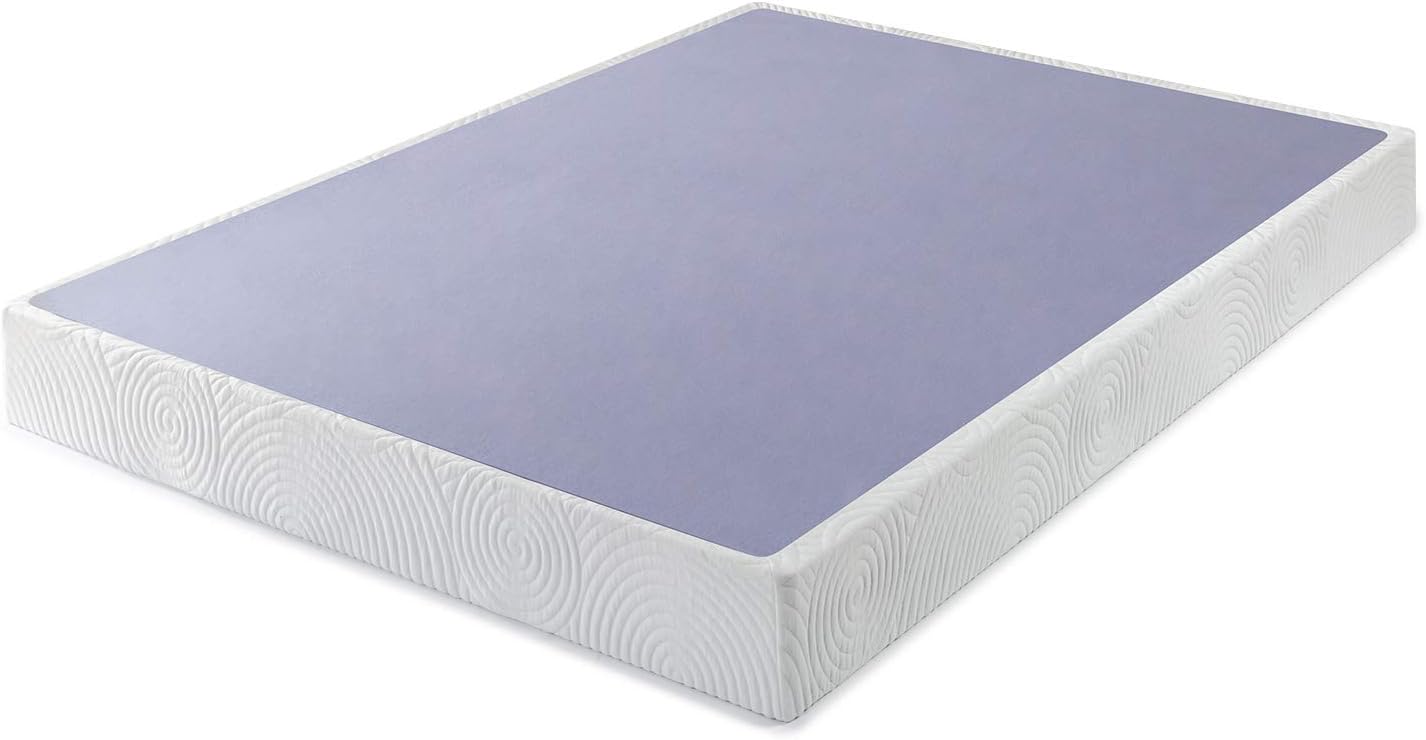 ZINUS Metal Box Spring with Wood Slats for Full Mattress