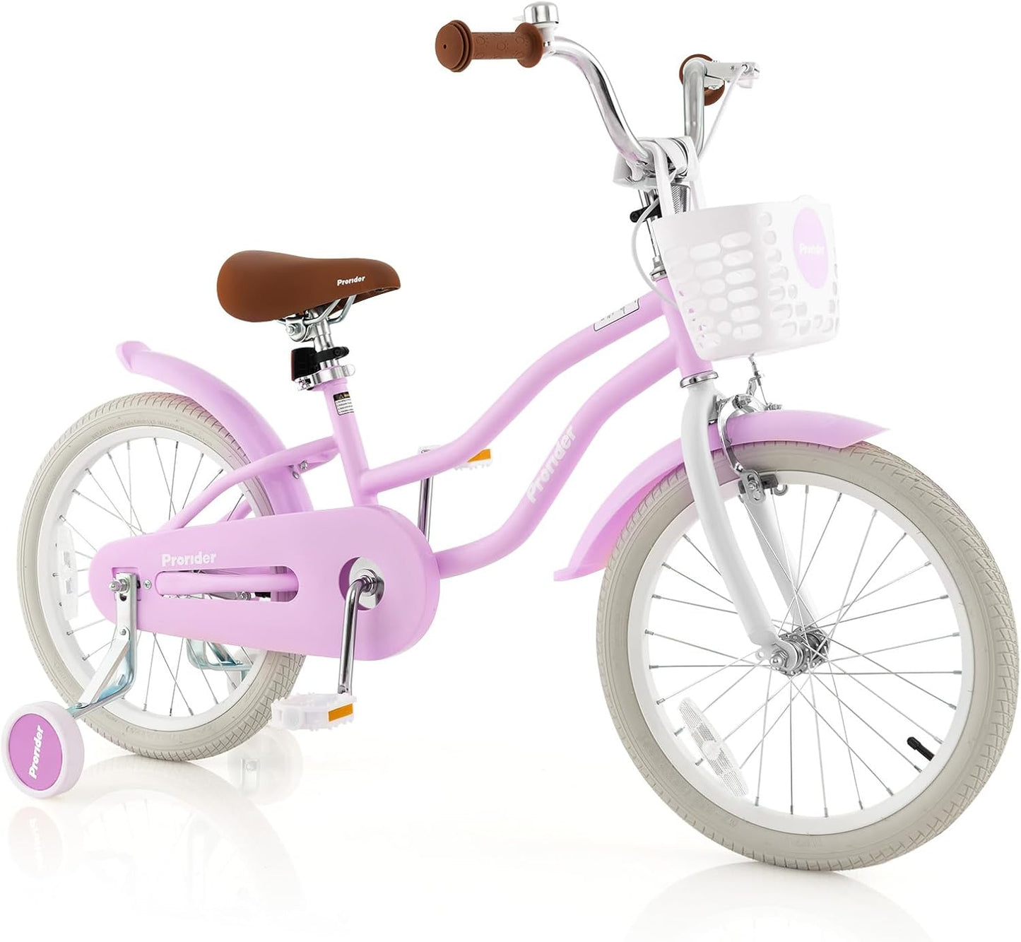Kids Bike with Adjustable Seat and Removable Basket for Fun