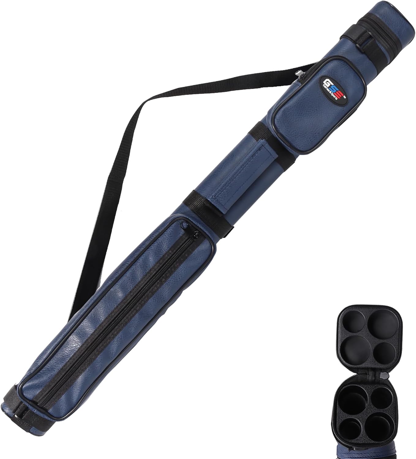 Deluxe Hard Billiard Pool Cue Stick Carrying Case for Players