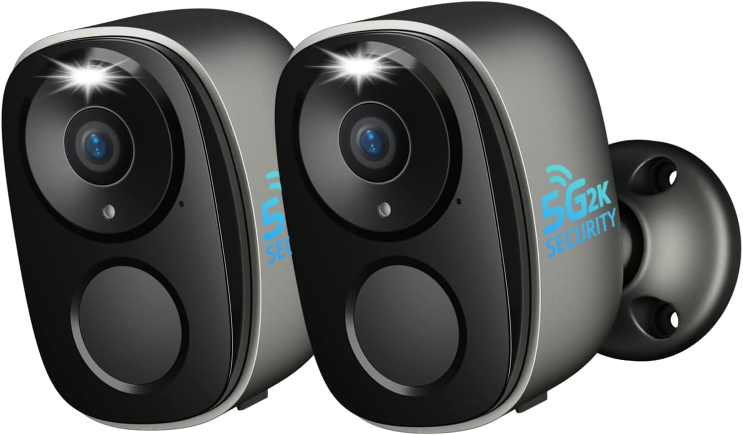 2K Battery Powered WiFi Security Cameras with AI Detection
