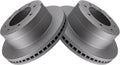 TRQ Rear Brake Rotors Set Vented Premium G-Coated - Durable OEM Fit