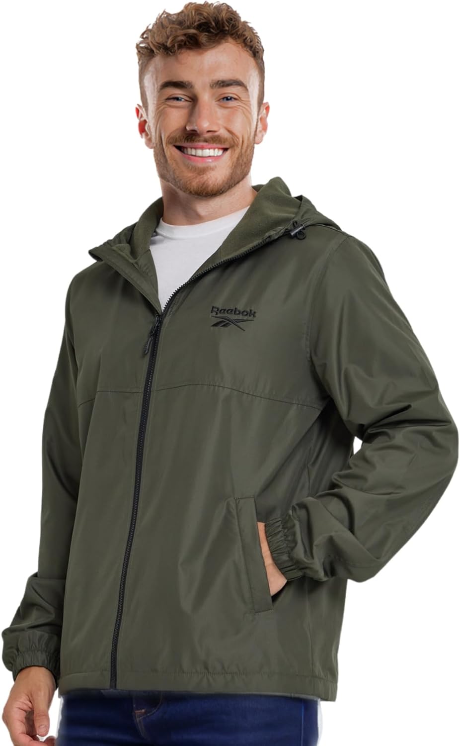 Reebok Rain Jacket Men: Lightweight Waterproof Windbreaker