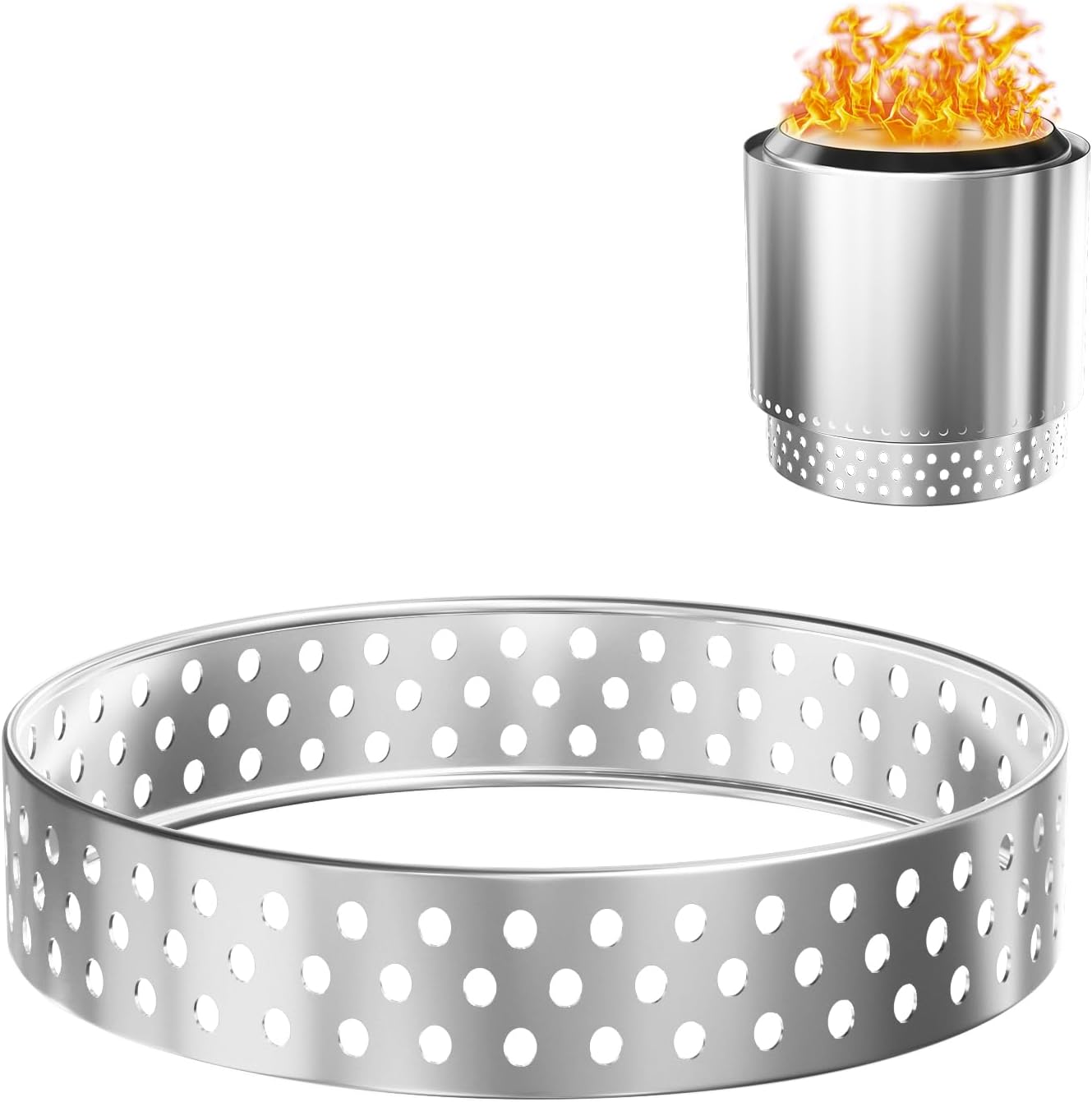 Fire Pit Stand for Solo Stove Bonfire - Durable Stainless Steel Base