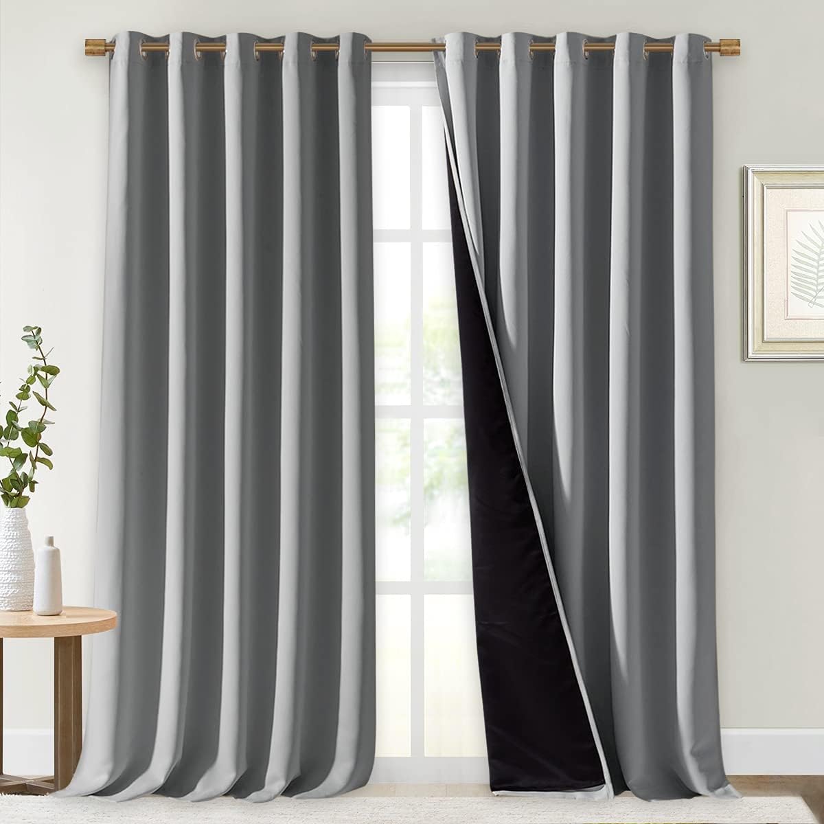 NICETOWN Total Shade Curtains for Full Light Shading Needs