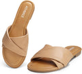 Sandals Women Dressy Flat Slides for Women Size 6-11 - Comfortable