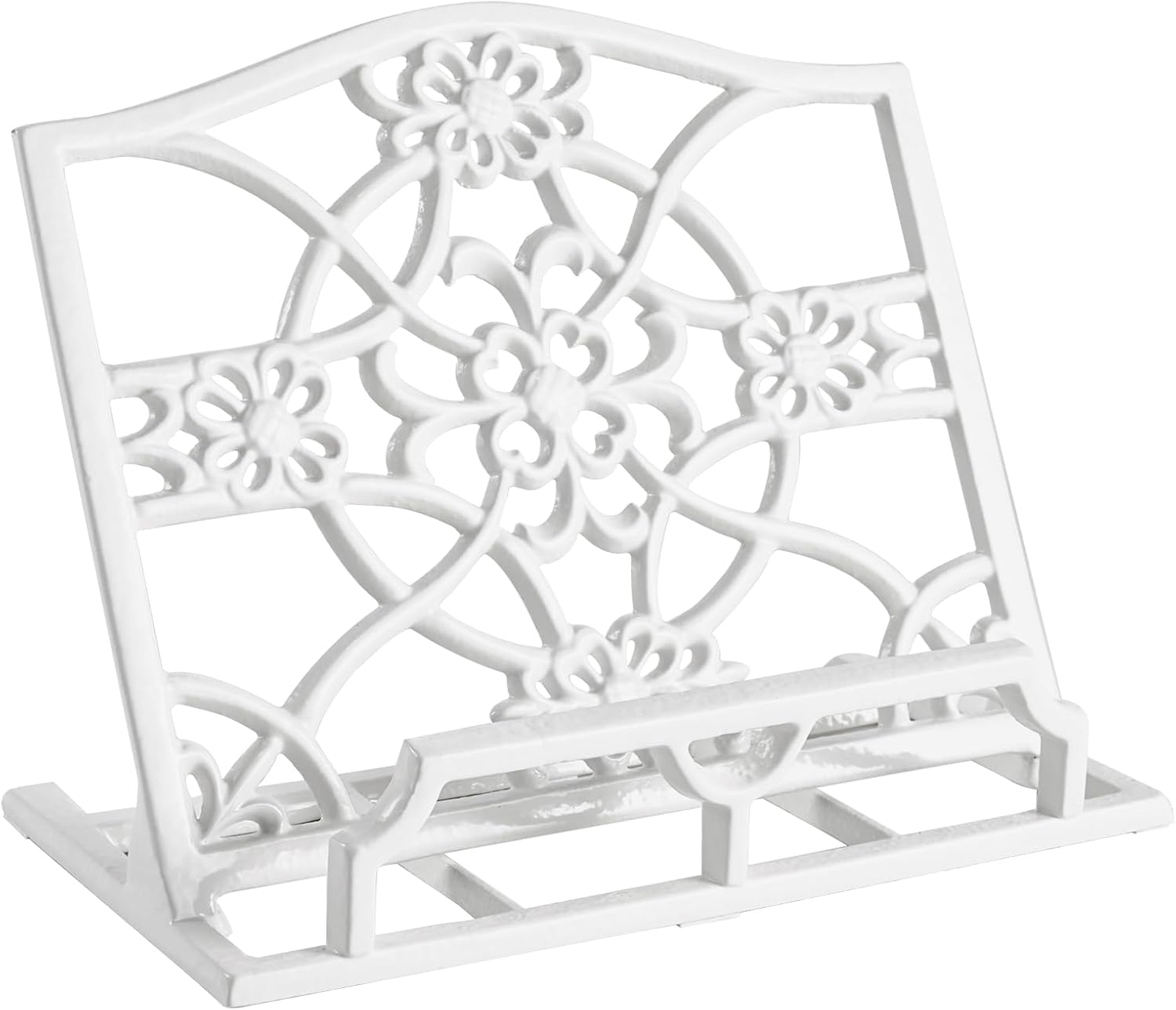JOGREFUL Cookbook Stand: Heavy-Duty Cast Iron Recipe Holder