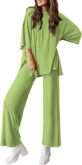Two Piece Summer Lounge Set for Women - Comfortable (Style BSR3)