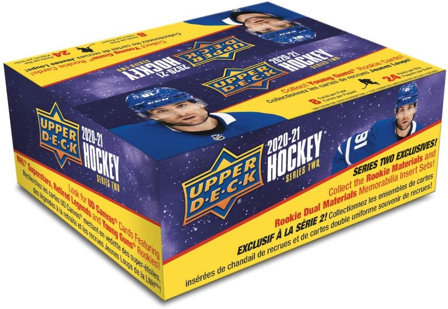 2020/21 Upper Deck Series 2 NHL Hockey Retail Box with 24 Packs