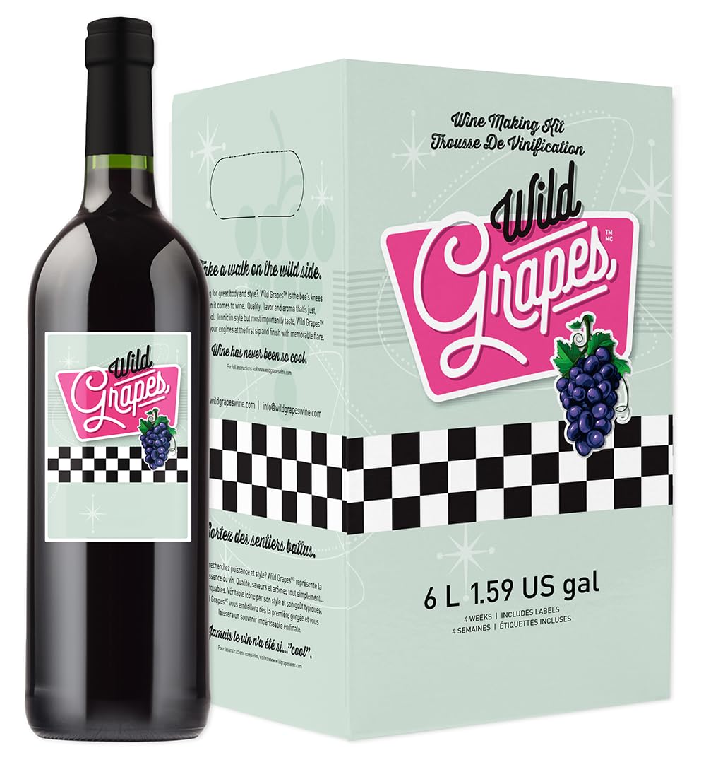 Wild Grapes DIY Wine Making Kit - Cabernet Sauvignon Style