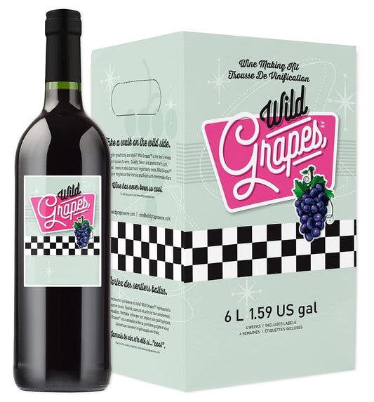 Wild Grapes DIY Wine Making Kit - Cabernet Sauvignon Style