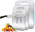 Titanium Cutting Boards Set of 3 - Double-Sided Hygienic Chopping