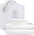 Threadmill Cotton Queen Sheet Set - 100% Cotton Damask Jacquard Sheets