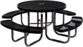 Sturdy Portable Outdoor Picnic Table with Umbrella Hole for Gatherings