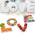4PCS Larger Charcuterie Letter Trays for Food and Decor