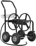 FDW Garden Hose Reel Cart with 4 Wheels - Holds Up to 300 ft