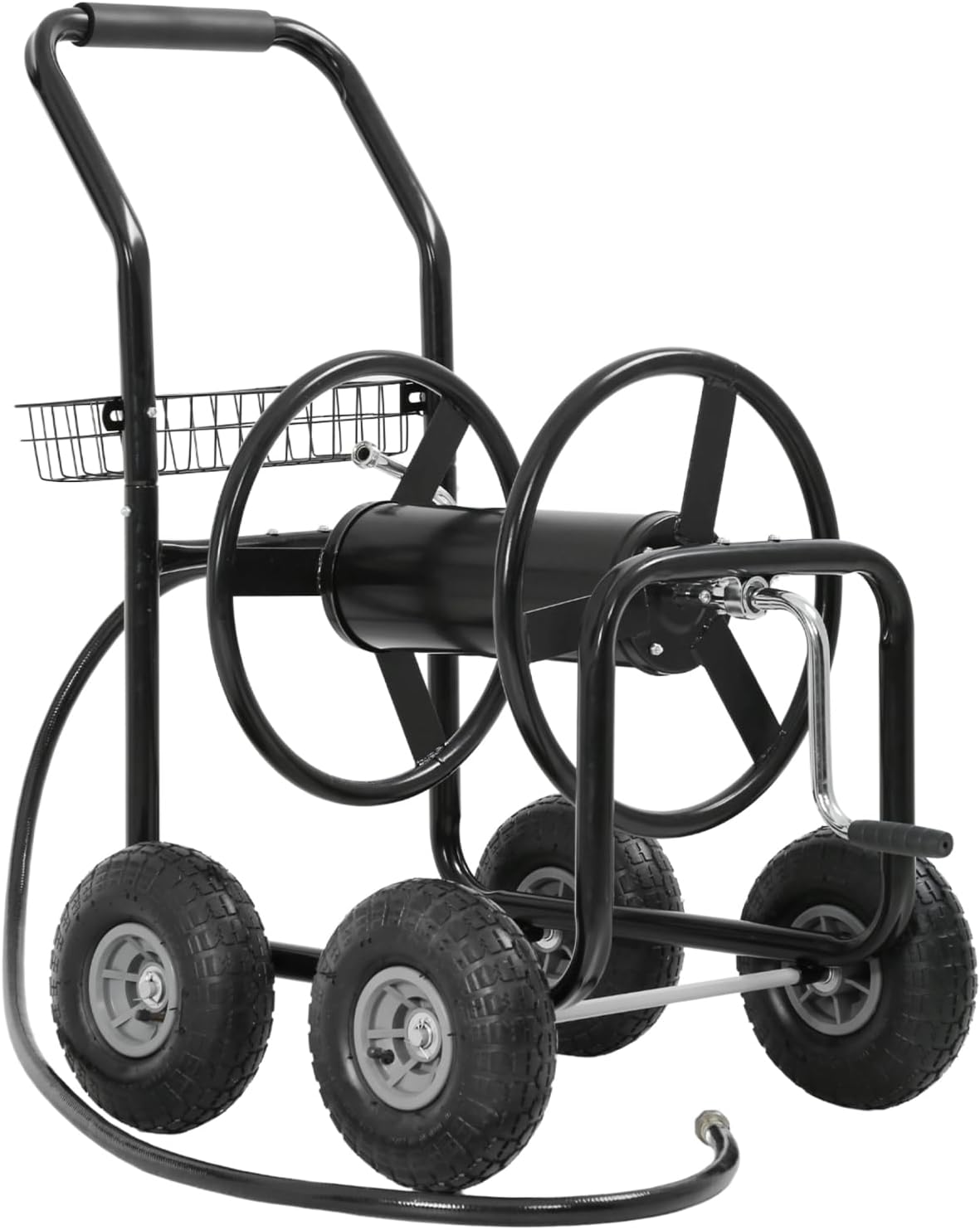 FDW Garden Hose Reel Cart for Easy Watering and Storage