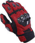 Breathable Leather Motorcycle Gloves Touchscreen KM046 - Durable Fit