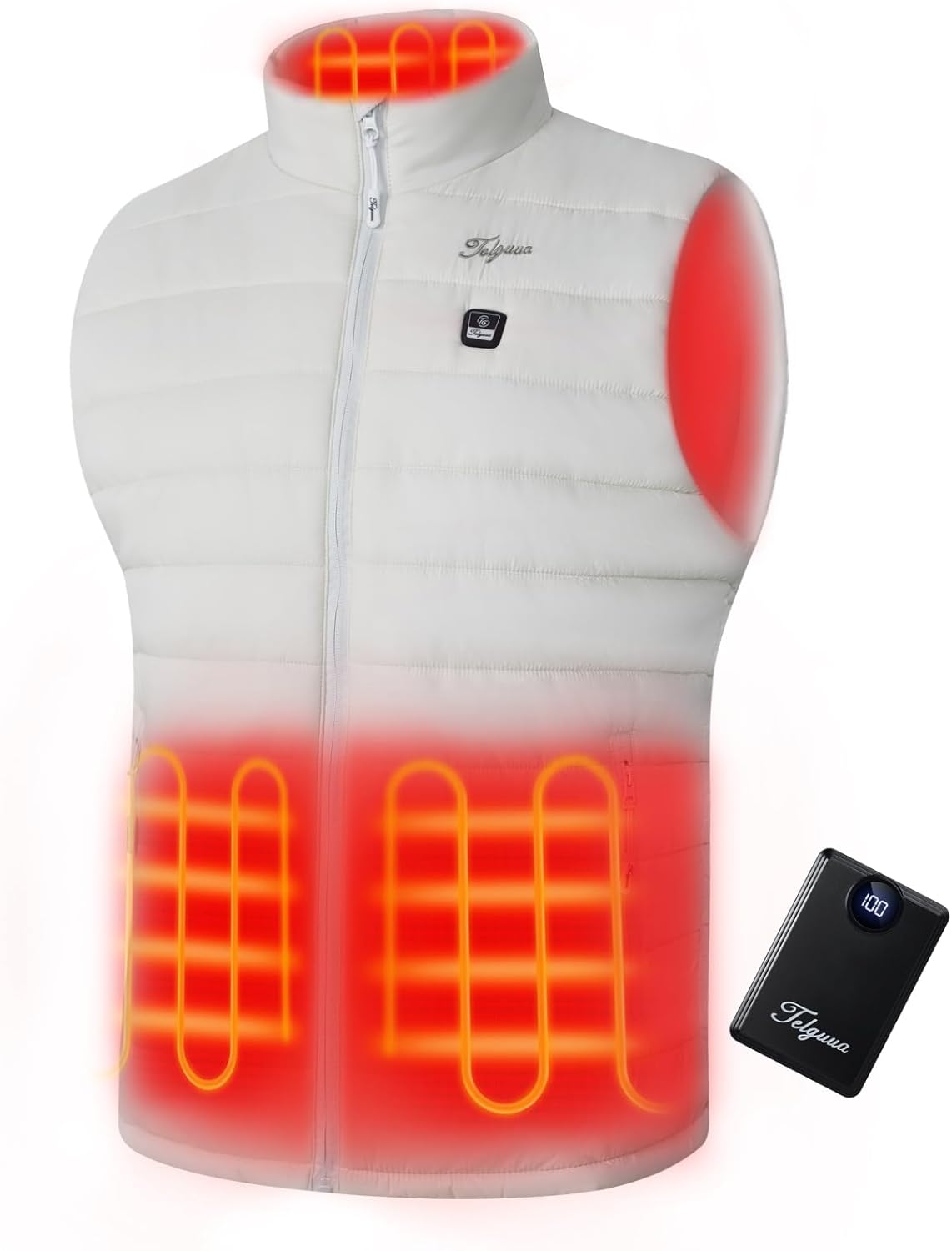 Telguua Heated Vest for Men with Battery Pack Included Warm