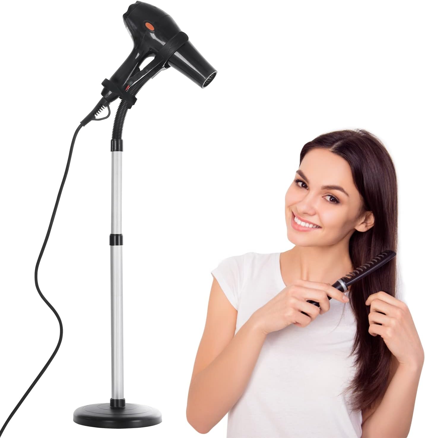 Hands-Free 360 Rotating Hair Dryer Stand - ERYTLLY