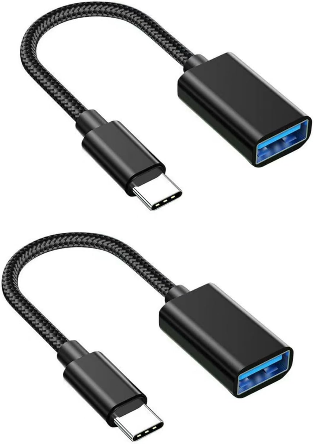 Fast Data Transfer: USB-C to USB Adapter 2-Pack