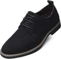 Men's Casual Lace-Up Suede Leather Oxfords for Stylish Occasions