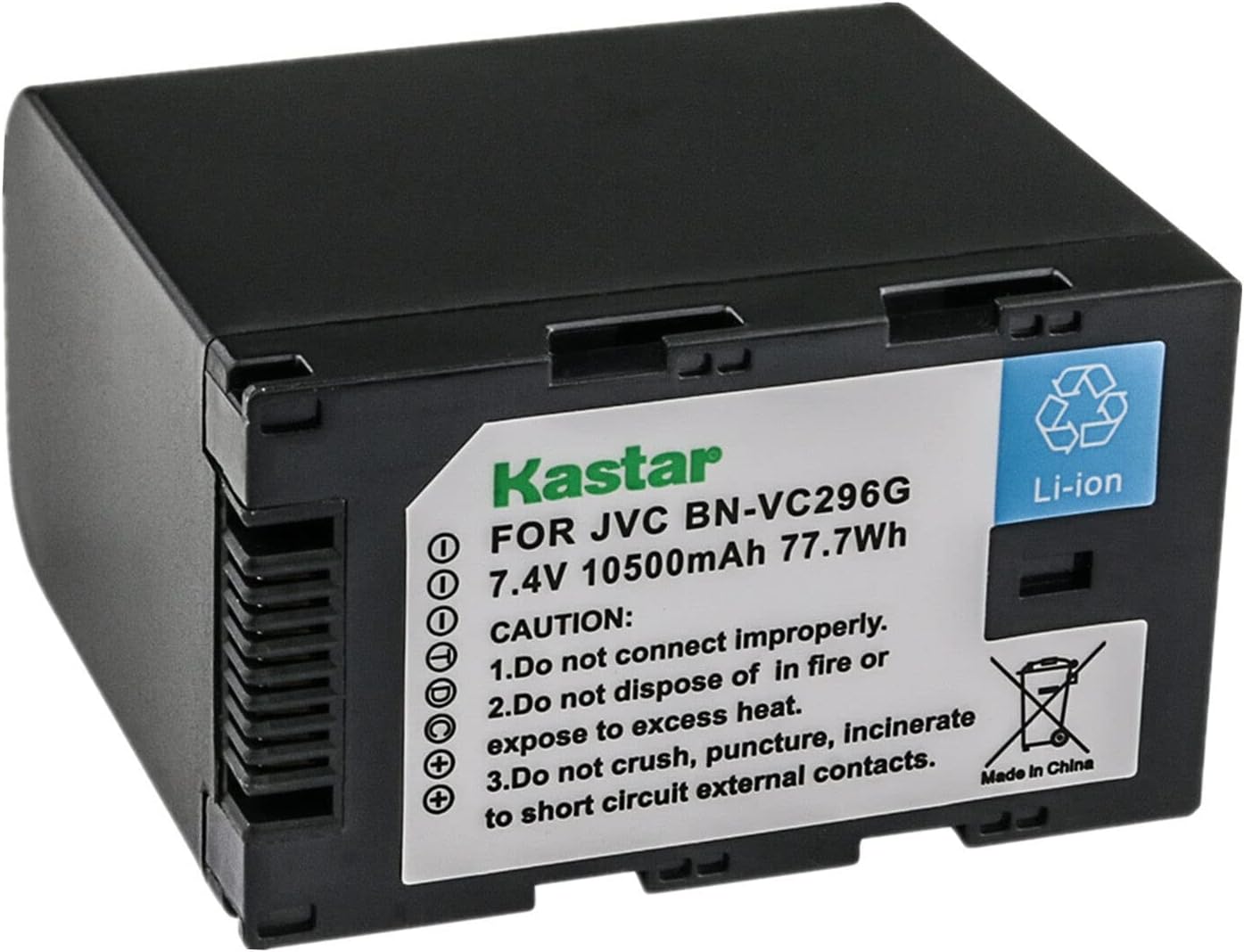 Kastar 7.4V 10500mAh Li-ion Battery Replacement for JVC Camcorders