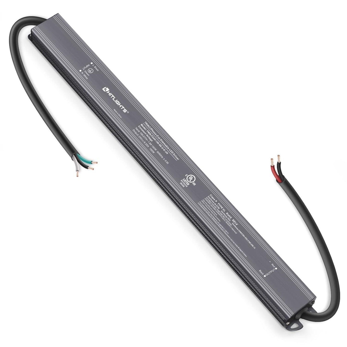 HitLights 150W Dimmable LED Driver Transformer for Smooth Lighting