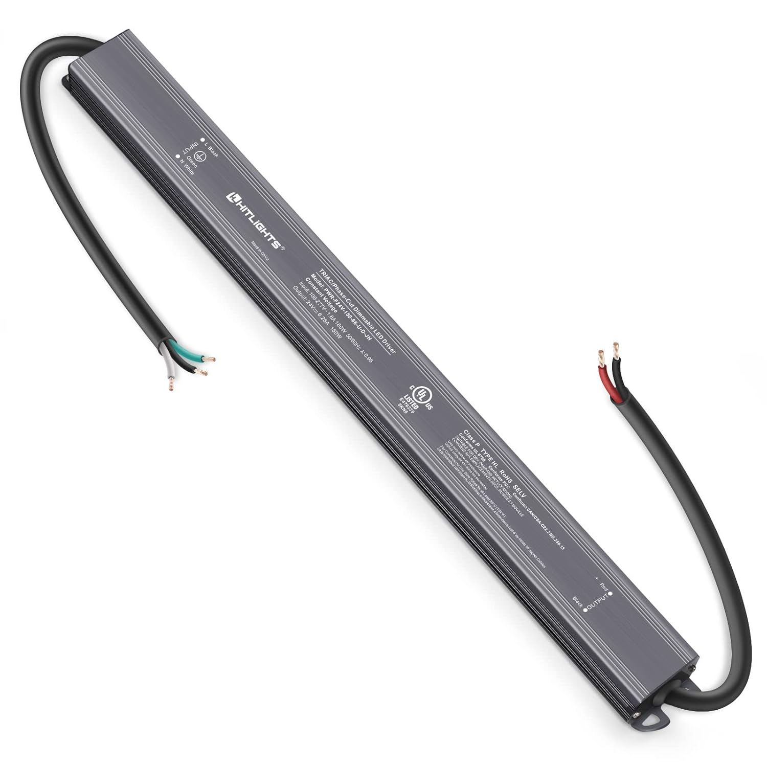 HitLights 150W Dimmable LED Driver Transformer for Smooth Lighting
