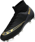 MFSH Unisex Soccer Shoes for Big Boys - High-Top Athletic Spikes