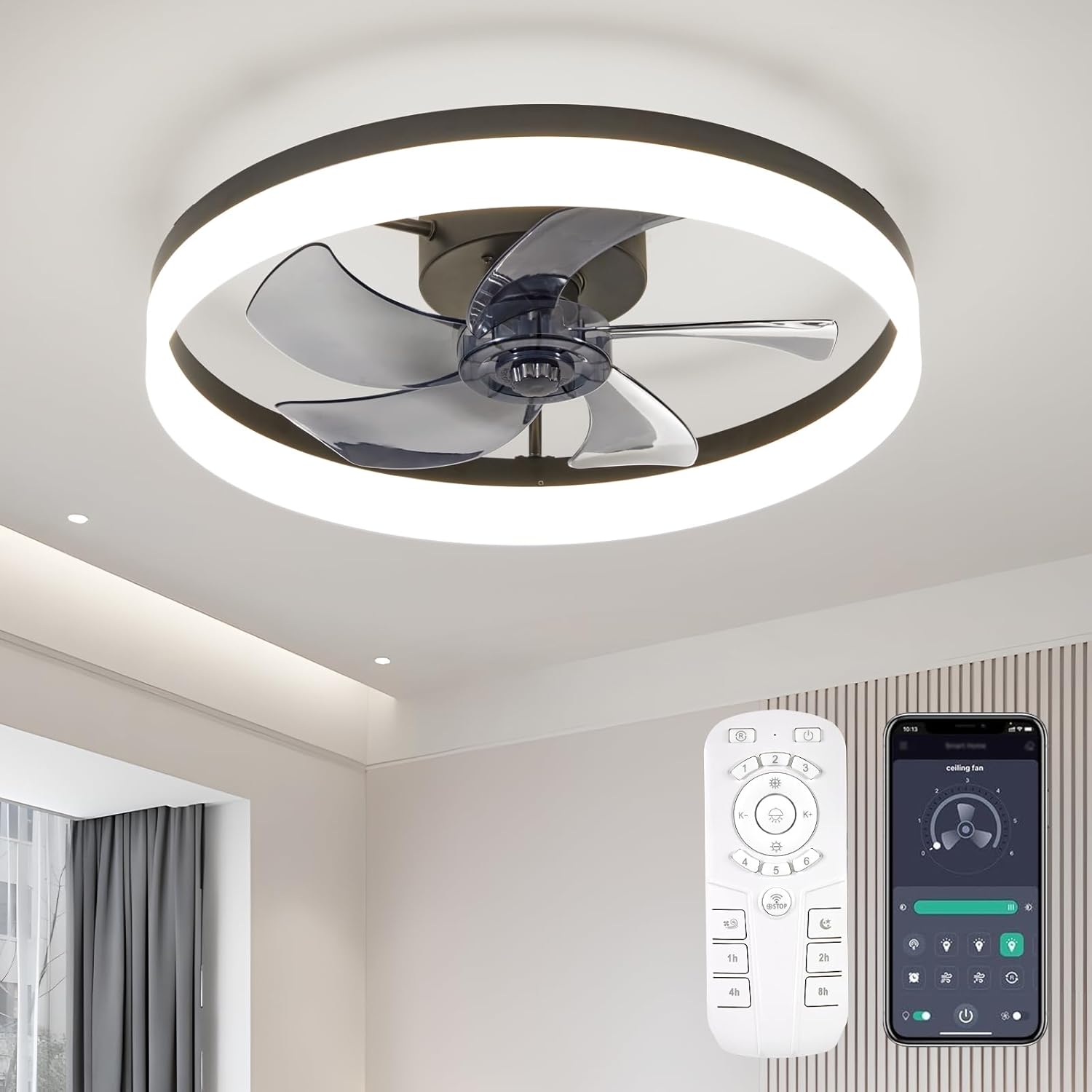 Ceiling Fans with Lights and Remote for Modern Spaces