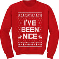 I've Been Nice Kids Funny Ugly Christmas Sweatshirt for Toddlers