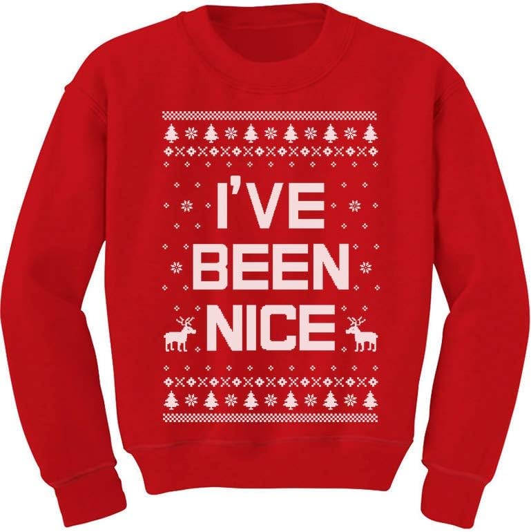 Tstars Ugly Christmas Sweatshirt for Toddlers - Funny & Festive