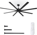 96 in Ceiling Fan No Light - Large Industrial Airflow