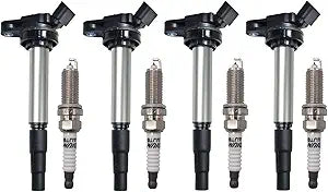 Iridium Spark Plug Ignition Coil Pack Set for Toyota Vehicles